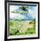 Beachside Dining 1-Mary Escobedo-Framed Art Print