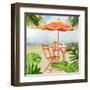 Beachside Dining 2-Mary Escobedo-Framed Art Print