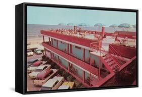 Beachside Motel-null-Framed Stretched Canvas