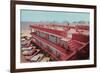 Beachside Motel-null-Framed Art Print