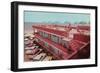 Beachside Motel-null-Framed Art Print