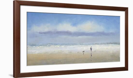 Beachside Stroll-Michael J^ Sanders-Framed Art Print