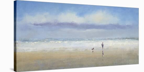 Beachside Stroll-Michael J^ Sanders-Stretched Canvas