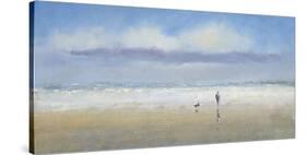 Beachside Stroll-Michael J^ Sanders-Stretched Canvas