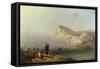 Beachy Head, 1850-John Wilson Carmichael-Framed Stretched Canvas