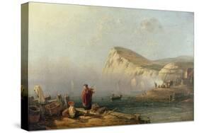 Beachy Head, 1850-John Wilson Carmichael-Stretched Canvas