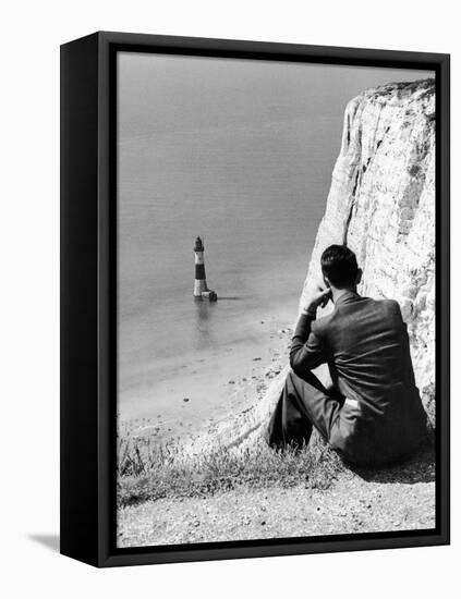 Beachy Head 1936-Sunday Mirror-Framed Stretched Canvas