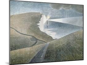 Beachy Head, 1939-Eric Ravilious-Mounted Giclee Print