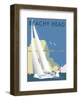 Beachy Head - Dave Thompson Contemporary Travel Print-Dave Thompson-Framed Giclee Print