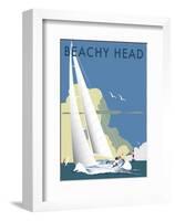 Beachy Head - Dave Thompson Contemporary Travel Print-Dave Thompson-Framed Giclee Print