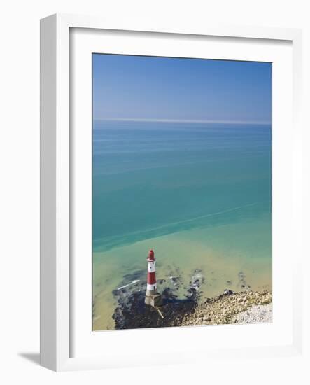 Beachy Head Lighthouse, East Sussex, English Channel, England, United Kingdom, Europe-Neale Clarke-Framed Photographic Print