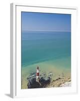 Beachy Head Lighthouse, East Sussex, English Channel, England, United Kingdom, Europe-Neale Clarke-Framed Photographic Print