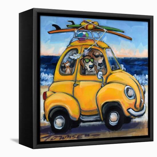 Beachy Keen-CR Townsend-Framed Stretched Canvas