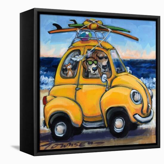 Beachy Keen-CR Townsend-Framed Stretched Canvas