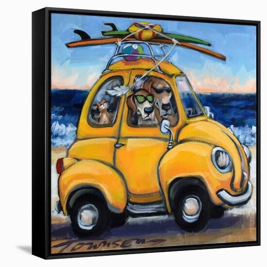 Beachy Keen-CR Townsend-Framed Stretched Canvas