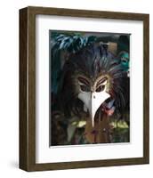 Beacked Carnival Mask Italy-null-Framed Art Print