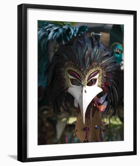 Beacked Carnival Mask Italy-null-Framed Art Print