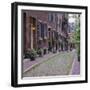 Beacon Hill, Acorn Street, Boston, Massachusetts, New England, USA-Roy Rainford-Framed Photographic Print