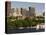 Beacon Hill and City Skyline Across the Charles River, Boston, Massachusetts, USA-Amanda Hall-Stretched Canvas