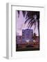 Beacon Hotel, Facade, Ocean Drive at Dusk, Miami South Beach, Art Deco District, Florida, Usa-Axel Schmies-Framed Photographic Print