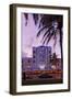 Beacon Hotel, Facade, Ocean Drive at Dusk, Miami South Beach, Art Deco District, Florida, Usa-Axel Schmies-Framed Photographic Print