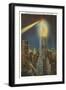 Beacon on Chrysler Building, New York City-null-Framed Art Print