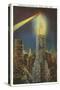 Beacon on Chrysler Building, New York City-null-Stretched Canvas