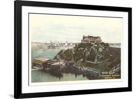 Beacon Rock, Morgan Residence, Newport, Rhode Island-null-Framed Art Print