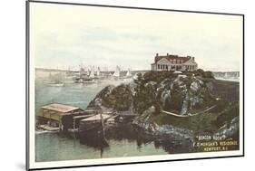 Beacon Rock, Morgan Residence, Newport, Rhode Island-null-Mounted Art Print