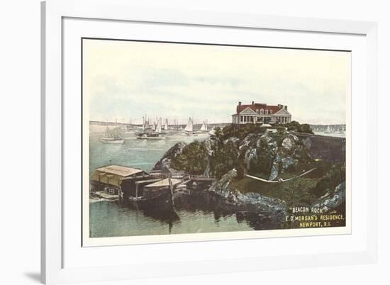 Beacon Rock, Morgan Residence, Newport, Rhode Island-null-Framed Premium Giclee Print