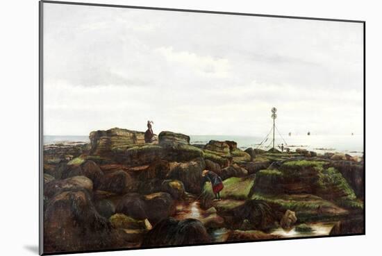 Beacon Rocks, Roker, Sunderland, 1885-John Smith-Mounted Giclee Print