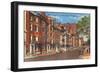 Beacon Street, Boston, Massachusetts-null-Framed Art Print