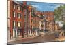 Beacon Street, Boston, Massachusetts-null-Mounted Art Print