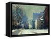 Beacon Street in Winter-Arthur Clifton Goodwin-Framed Stretched Canvas