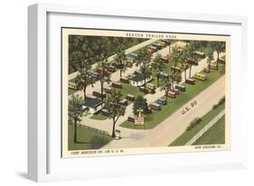 Beacon Trailer Park, New Orleans-null-Framed Art Print