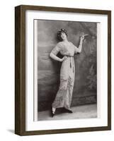Beaded Evening Robe 1913-null-Framed Photographic Print