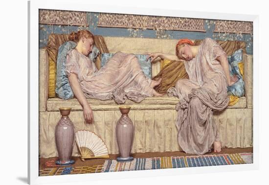 Beads, 1880-Albert Joseph Moore-Framed Giclee Print