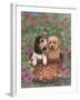 Beagle and Golden Retriever-Judy Mastrangelo-Framed Giclee Print