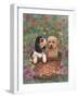 Beagle and Golden Retriever-Judy Mastrangelo-Framed Giclee Print