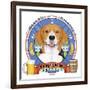 Beagle Beer Label-Tomoyo Pitcher-Framed Giclee Print