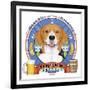 Beagle Beer Label-Tomoyo Pitcher-Framed Giclee Print