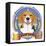 Beagle Beer Label-Tomoyo Pitcher-Framed Stretched Canvas