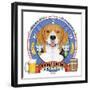 Beagle Beer Label-Tomoyo Pitcher-Framed Giclee Print