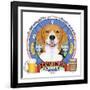 Beagle Beer Label-Tomoyo Pitcher-Framed Giclee Print