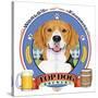 Beagle Beer Label-Tomoyo Pitcher-Stretched Canvas