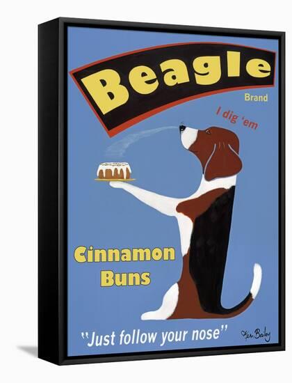 Beagle Buns-Ken Bailey-Framed Stretched Canvas