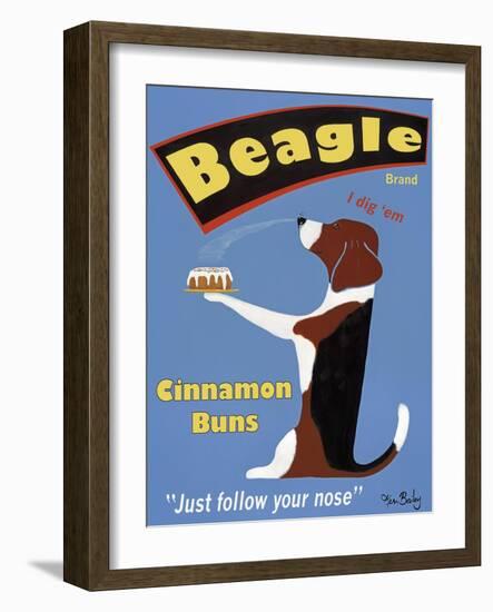 Beagle Buns-Ken Bailey-Framed Giclee Print