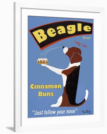 Beagle Buns-Ken Bailey-Framed Giclee Print