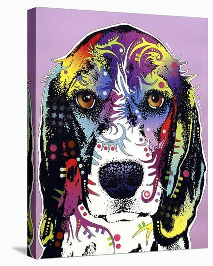 Beagle Charm-Dean Russo-Stretched Canvas