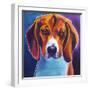 Beagle - Chester-Dawgart-Framed Giclee Print